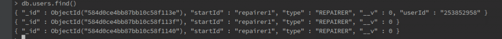 telegram bot mongodb saved repairer