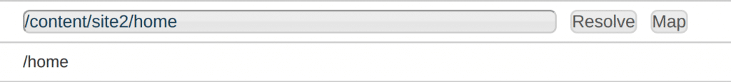 aem resource resolution removed content site test