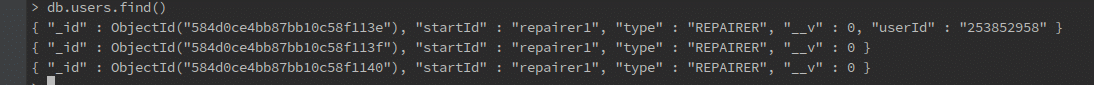 telegram bot mongodb saved repairer