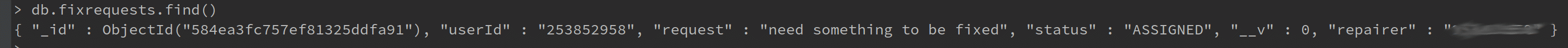 telegram bot mongodb assigned request