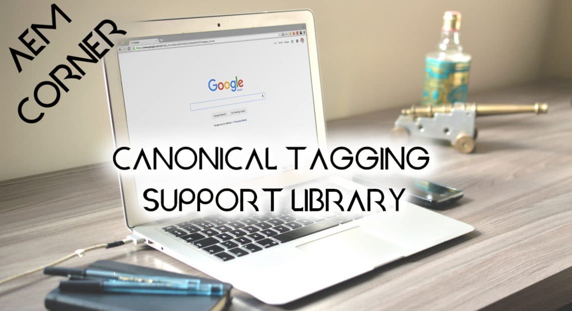 aem seo canonical tagging support header image