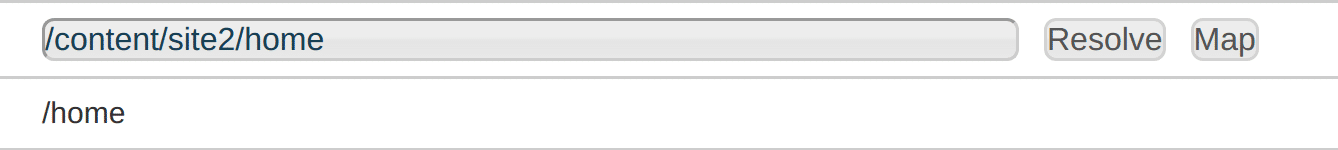aem resource resolution removed content site test